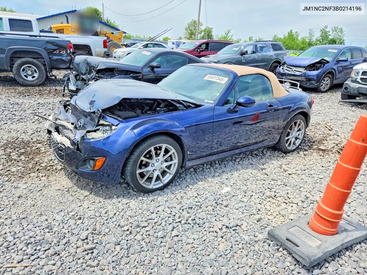 2011 Mazda Mx-5 Miata VIN: JM1NC2NF3B0214196 Lot: 55417846