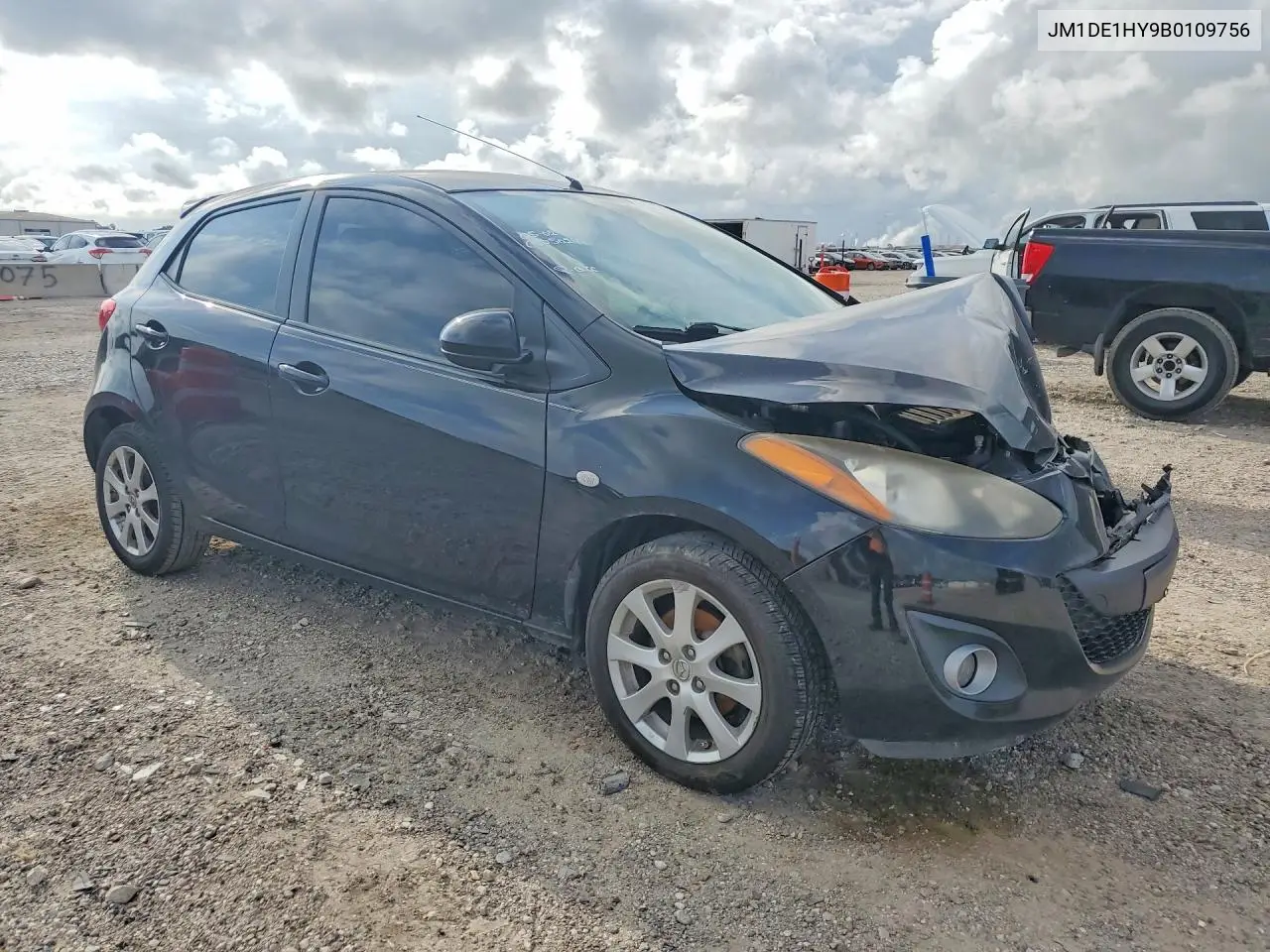 2011 Mazda Mazda2 VIN: JM1DE1HY9B0109756 Lot: 55710586