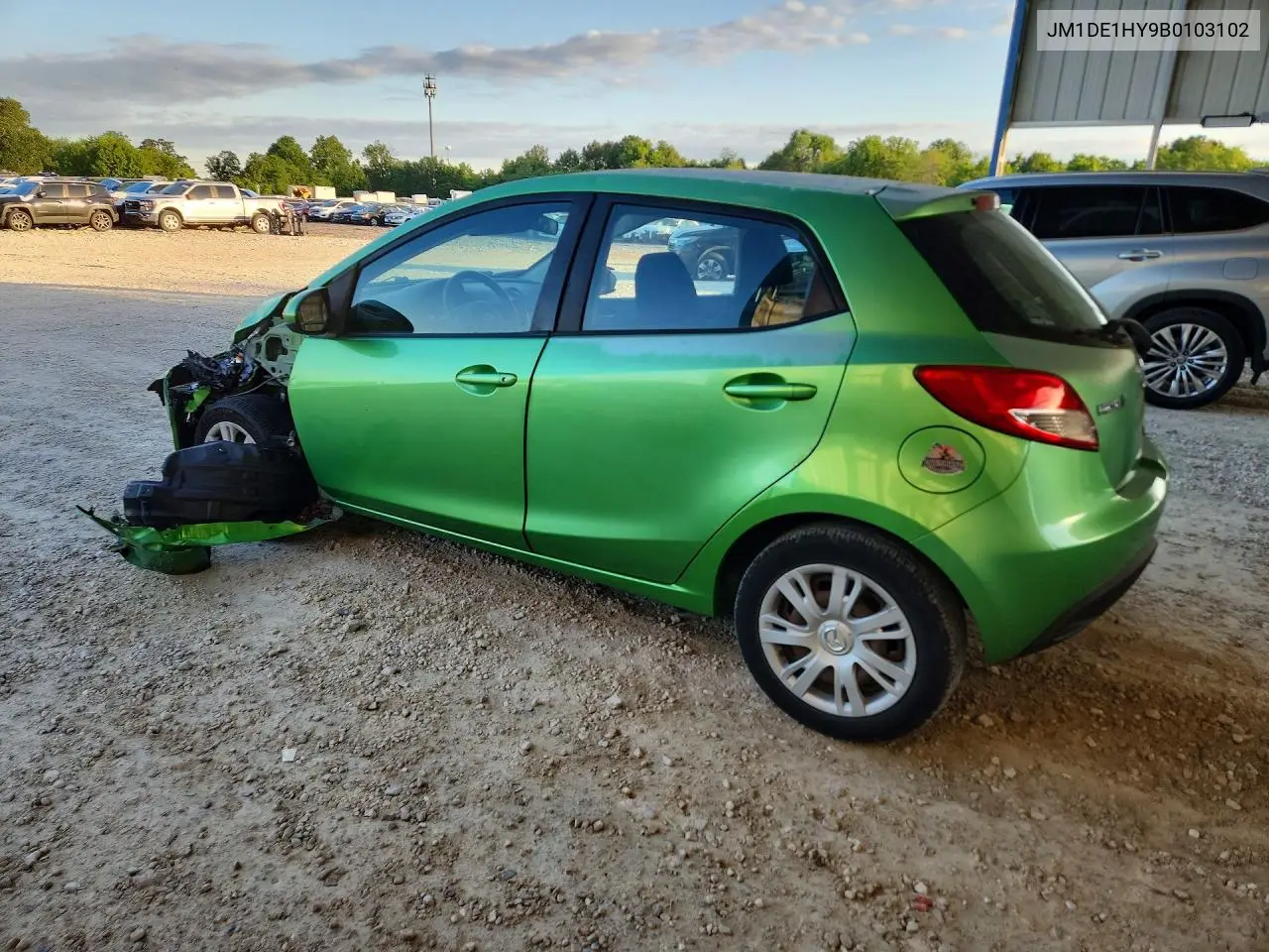 2011 Mazda Mazda2 VIN: JM1DE1HY9B0103102 Lot: 57232716