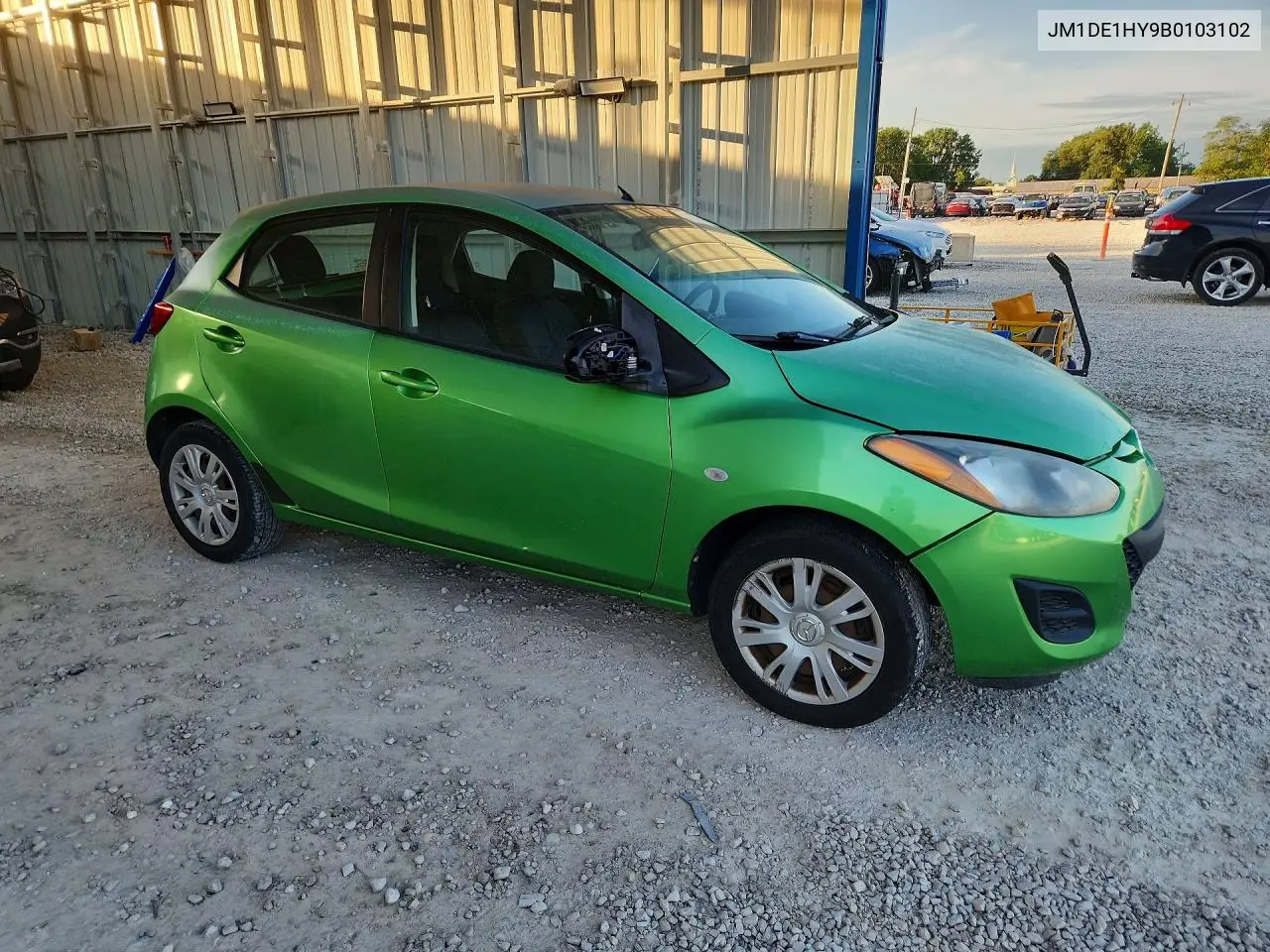 2011 Mazda Mazda2 VIN: JM1DE1HY9B0103102 Lot: 57232716