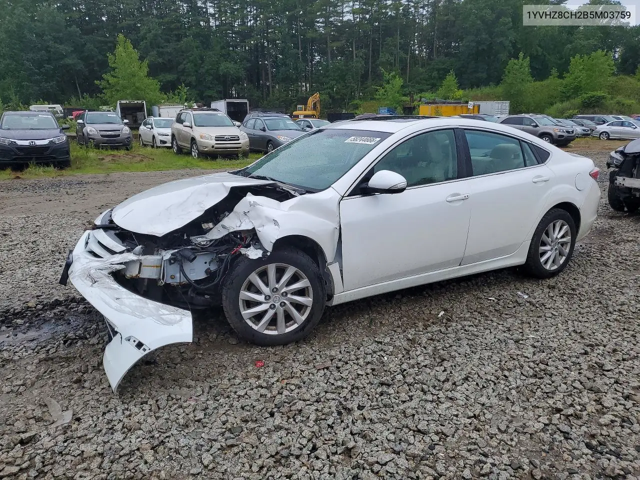 2011 Mazda 6 I VIN: 1YVHZ8CH2B5M03759 Lot: 58244666