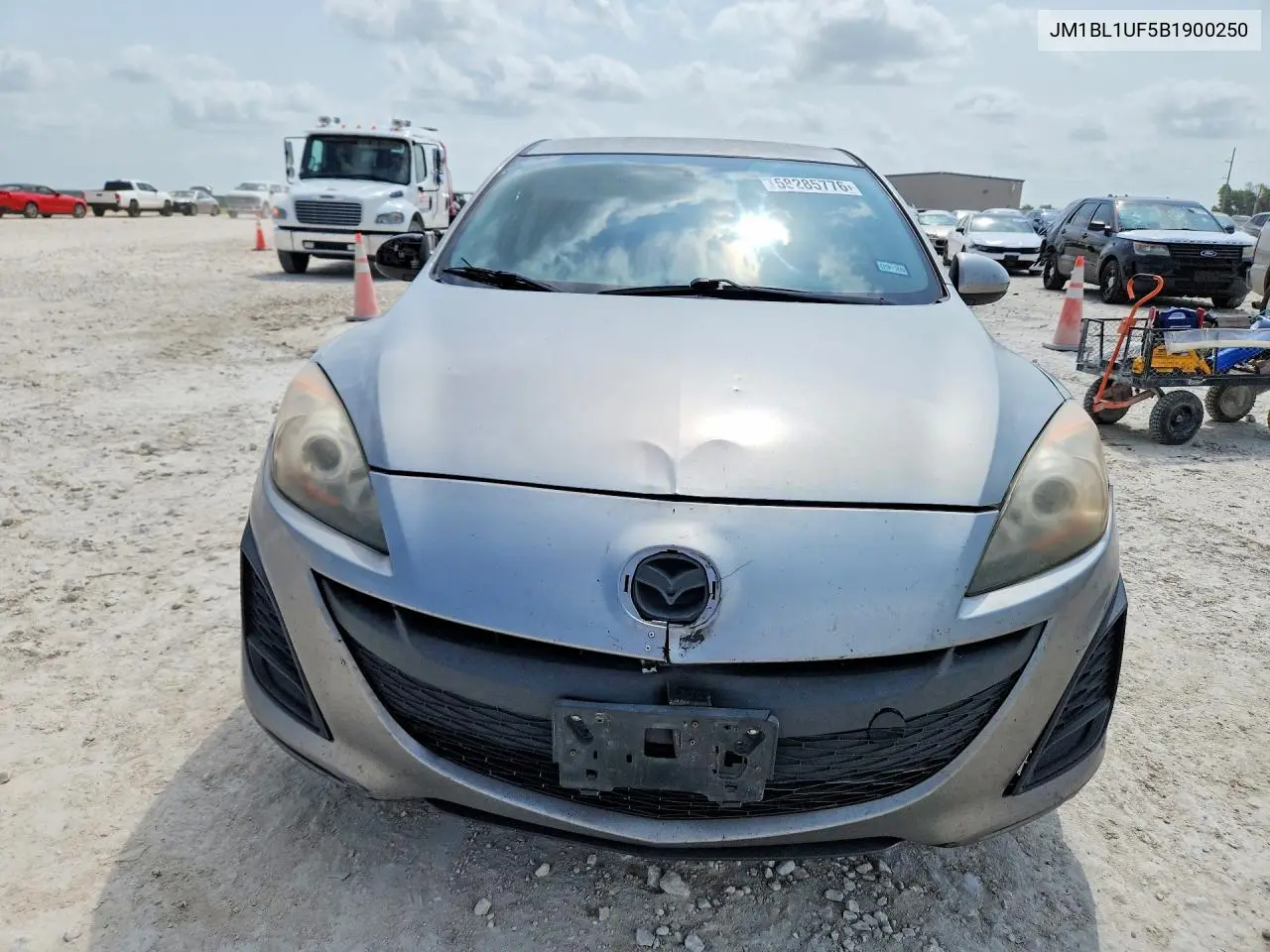 2011 Mazda 3 I VIN: JM1BL1UF5B1900250 Lot: 58285776