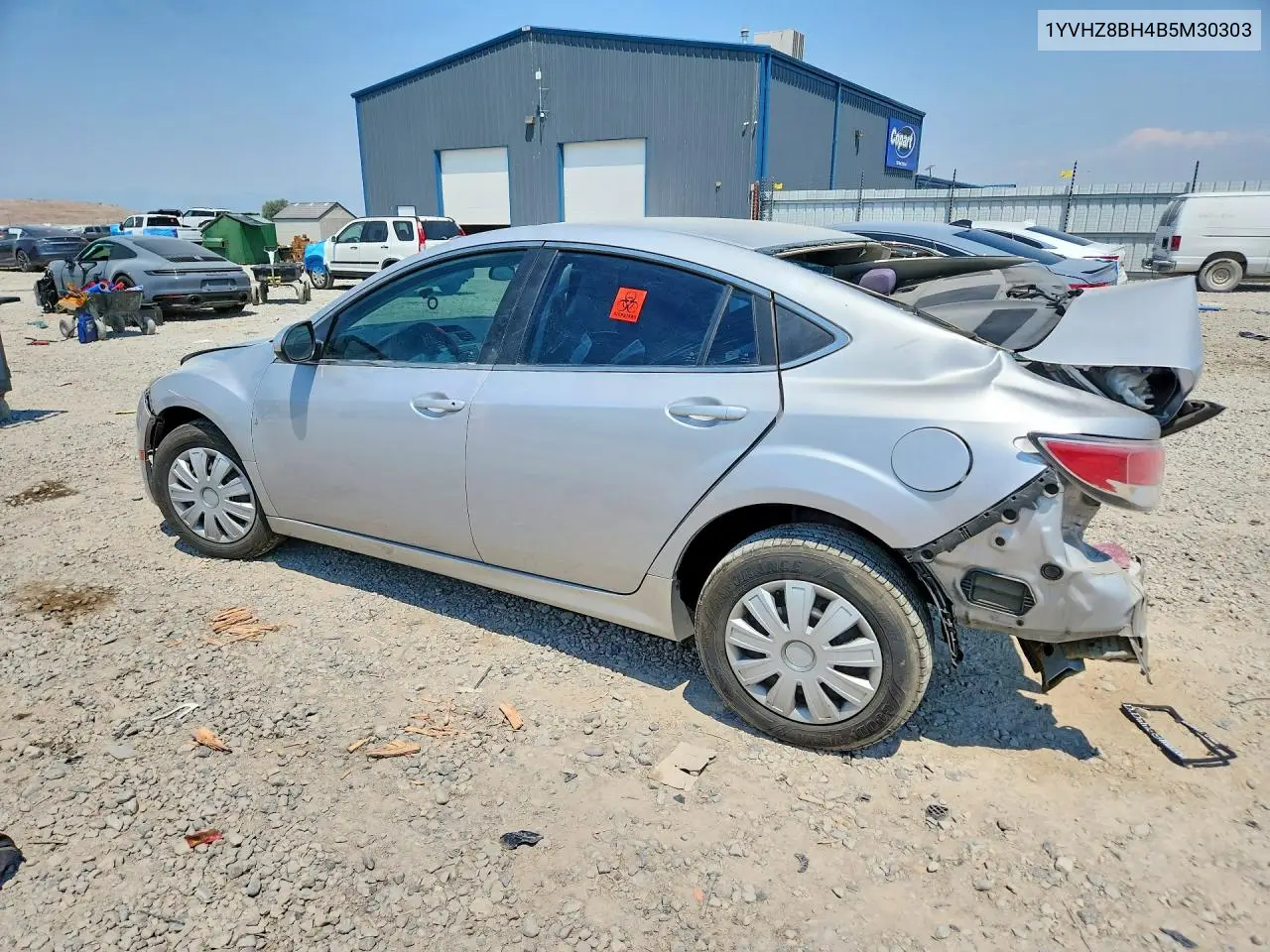 2011 Mazda 6 I VIN: 1YVHZ8BH4B5M30303 Lot: 58295606