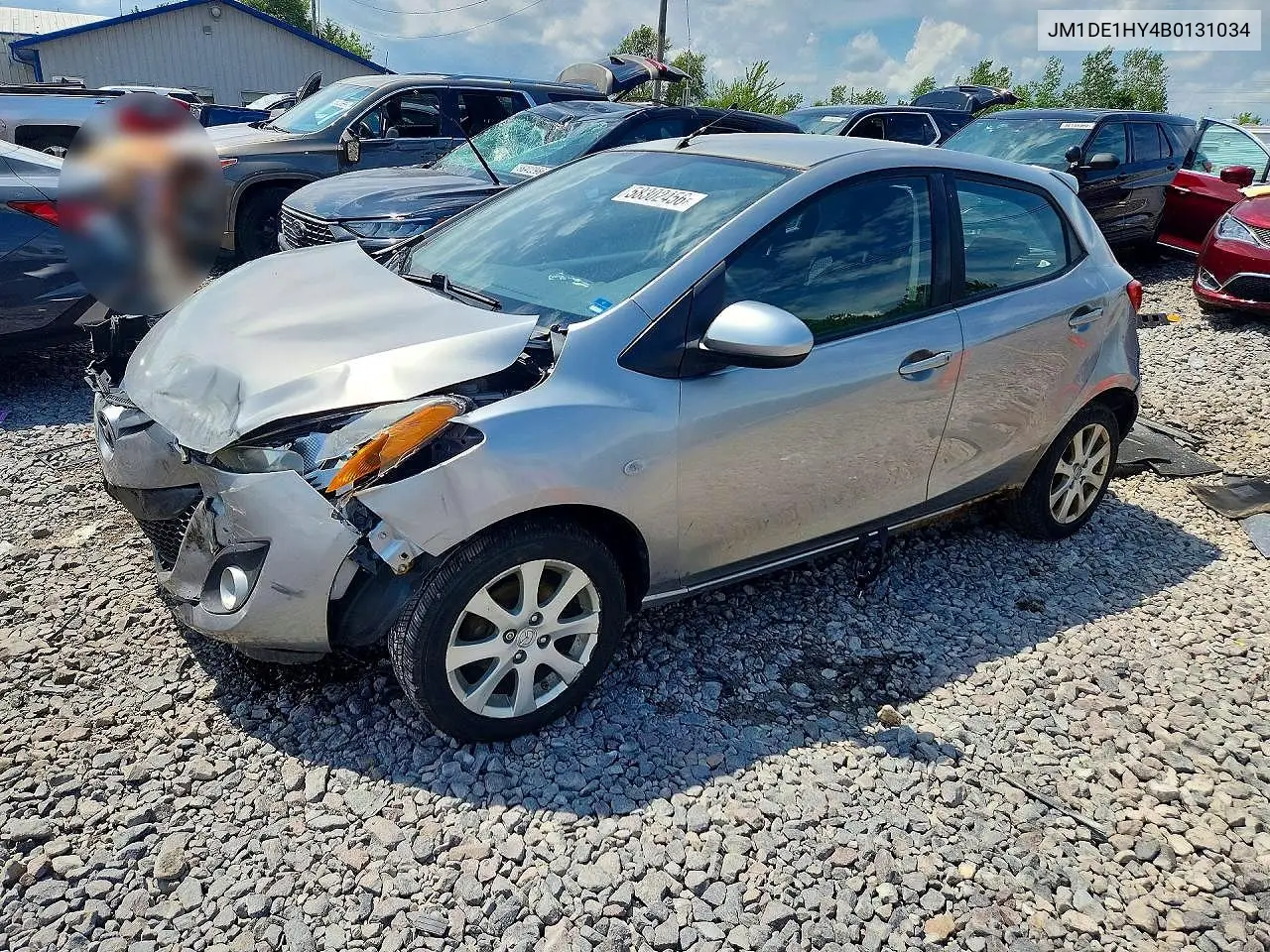 2011 Mazda Mazda2 VIN: JM1DE1HY4B0131034 Lot: 58302456