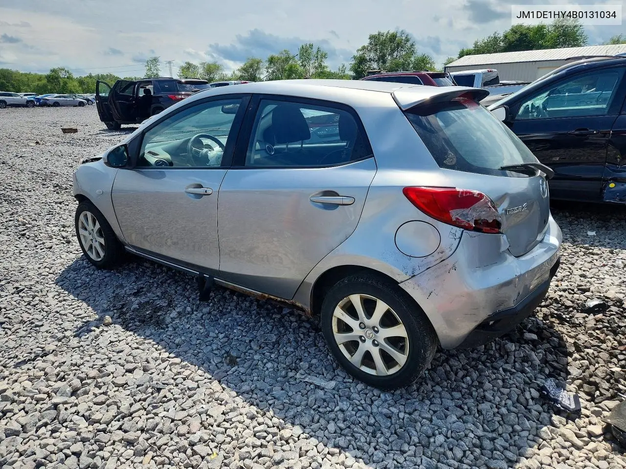 2011 Mazda Mazda2 VIN: JM1DE1HY4B0131034 Lot: 58302456