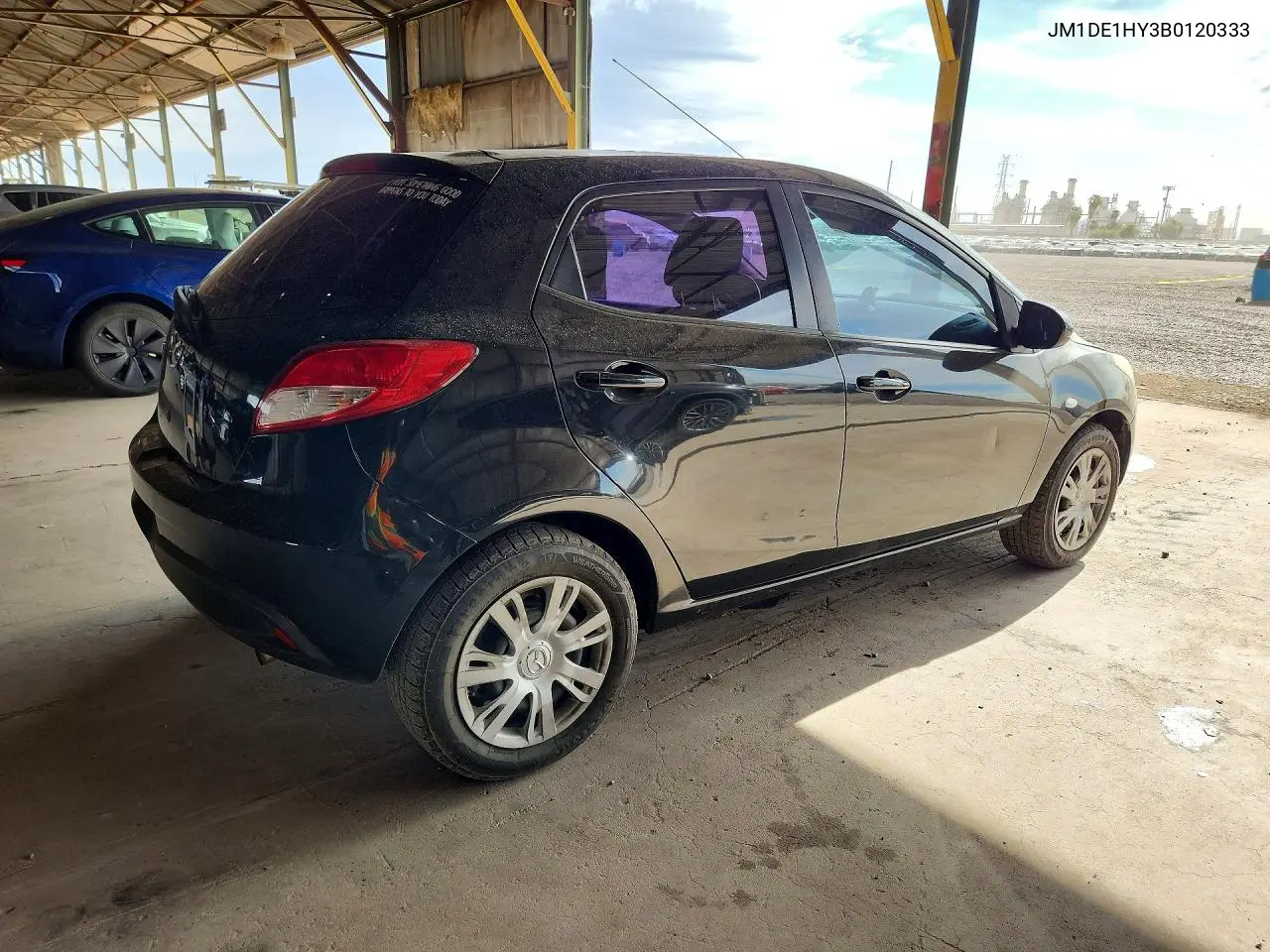 2011 Mazda Mazda2 VIN: JM1DE1HY3B0120333 Lot: 58321406