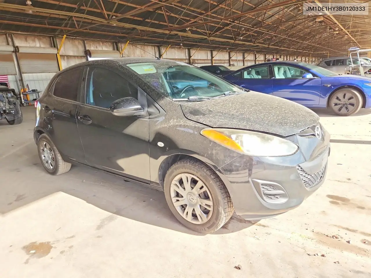 2011 Mazda Mazda2 VIN: JM1DE1HY3B0120333 Lot: 58321406