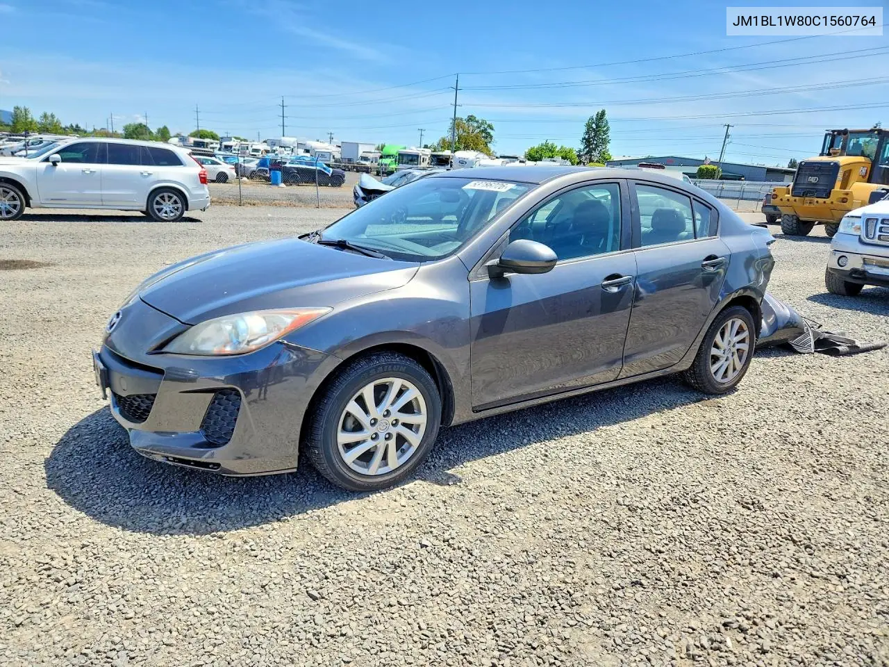 2012 Mazda 3 I VIN: JM1BL1W80C1560764 Lot: 53786226