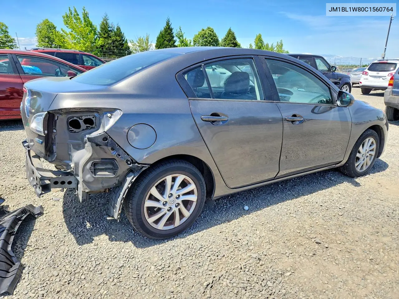 2012 Mazda 3 I VIN: JM1BL1W80C1560764 Lot: 53786226