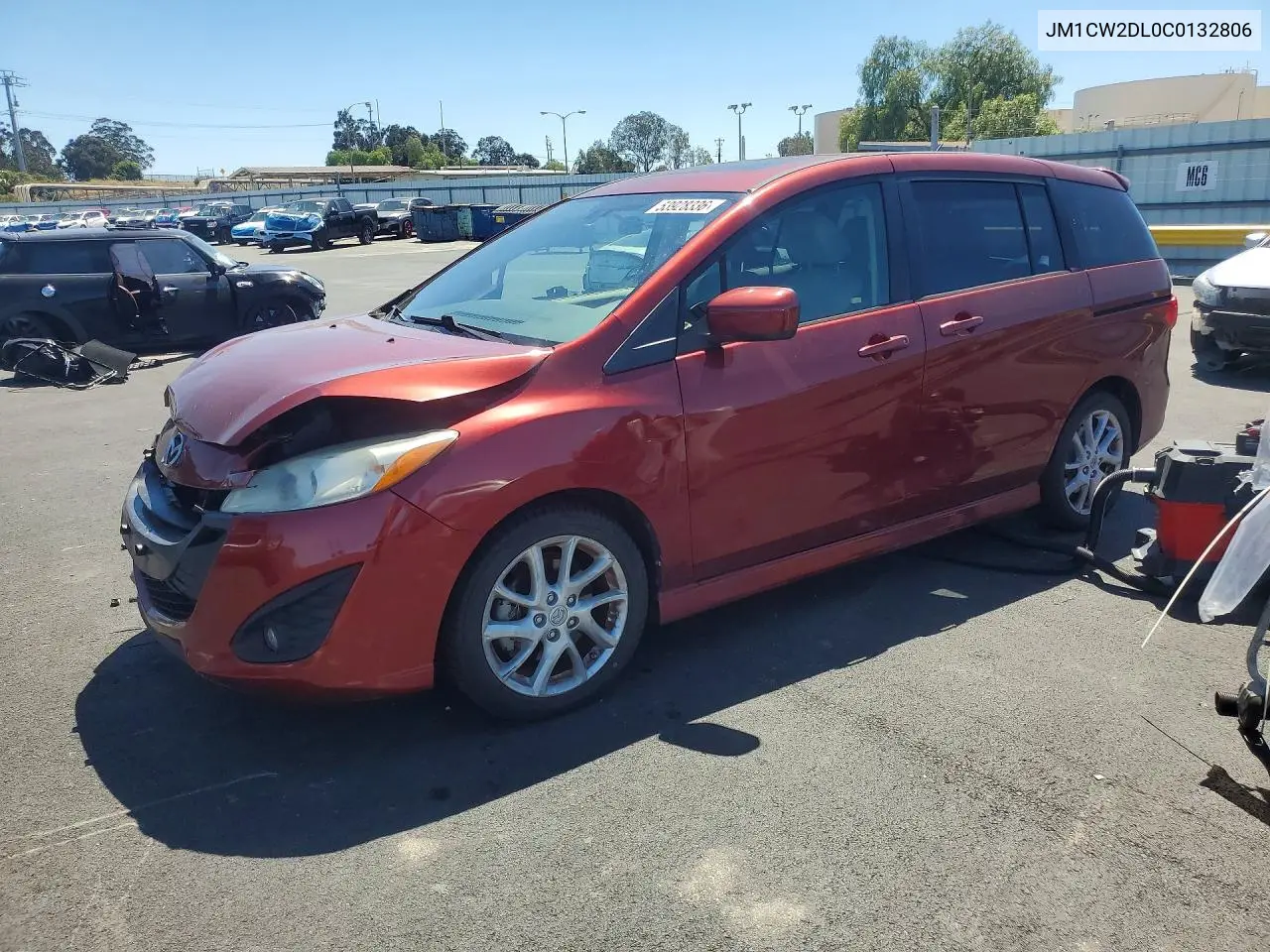 2012 Mazda 5 VIN: JM1CW2DL0C0132806 Lot: 53928336