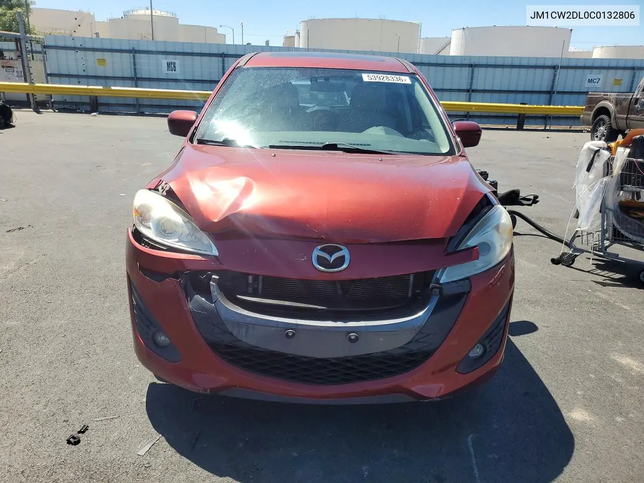 2012 Mazda 5 VIN: JM1CW2DL0C0132806 Lot: 53928336