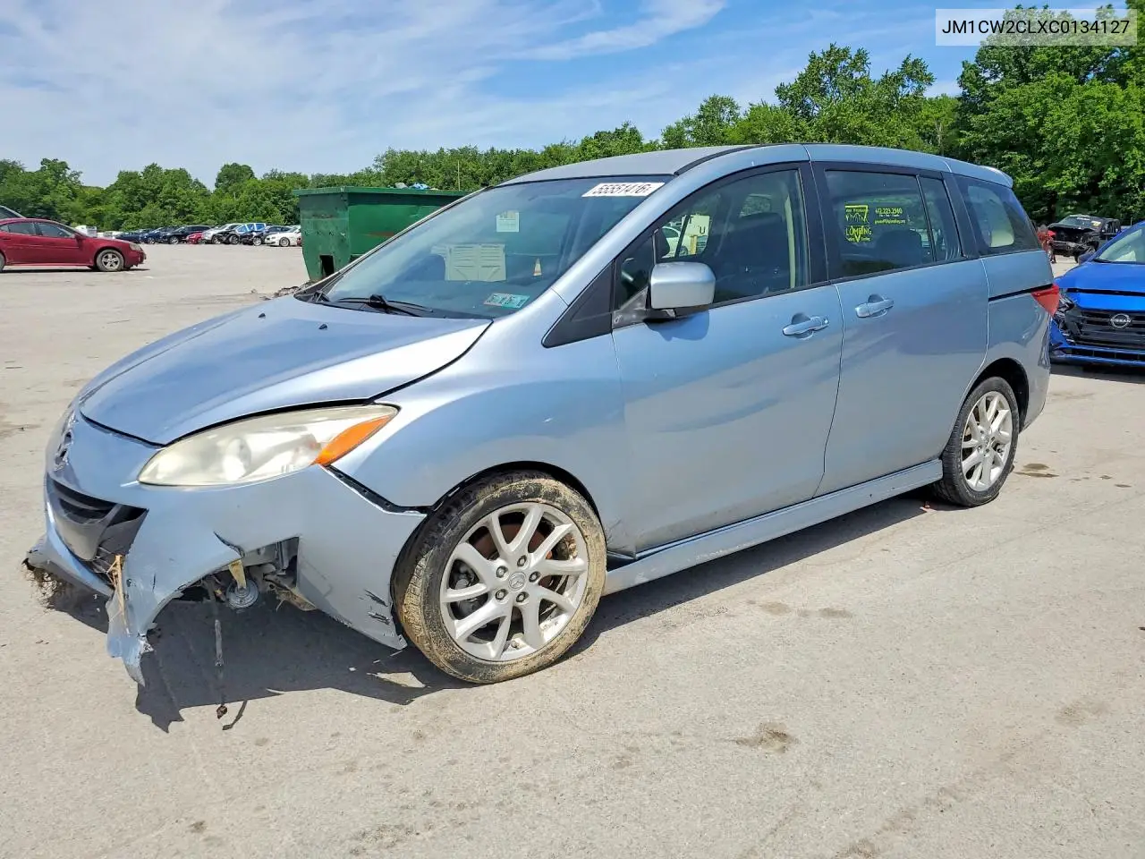 2012 Mazda 5 VIN: JM1CW2CLXC0134127 Lot: 55551416