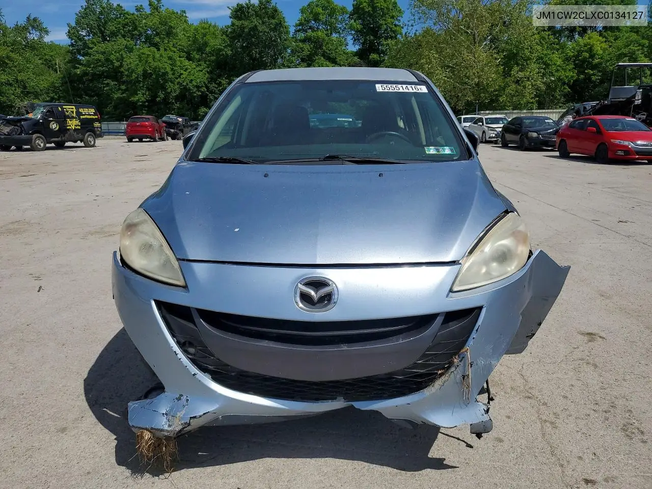 2012 Mazda 5 VIN: JM1CW2CLXC0134127 Lot: 55551416