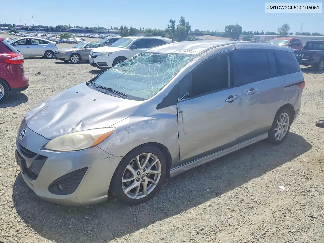 2012 Mazda 5 VIN: JM1CW2CL6C0106051 Lot: 55989746
