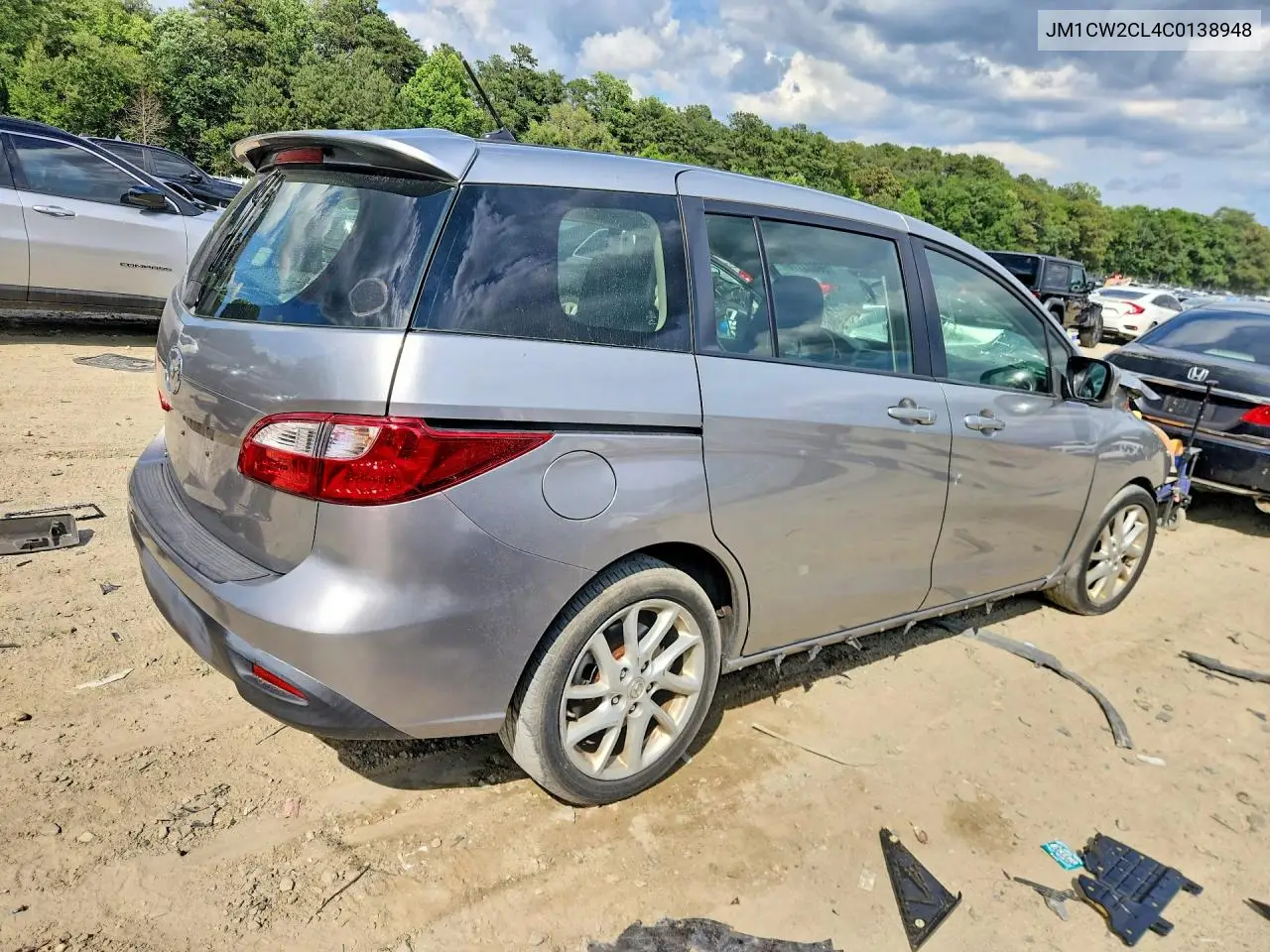 2012 Mazda 5 VIN: JM1CW2CL4C0138948 Lot: 56603176