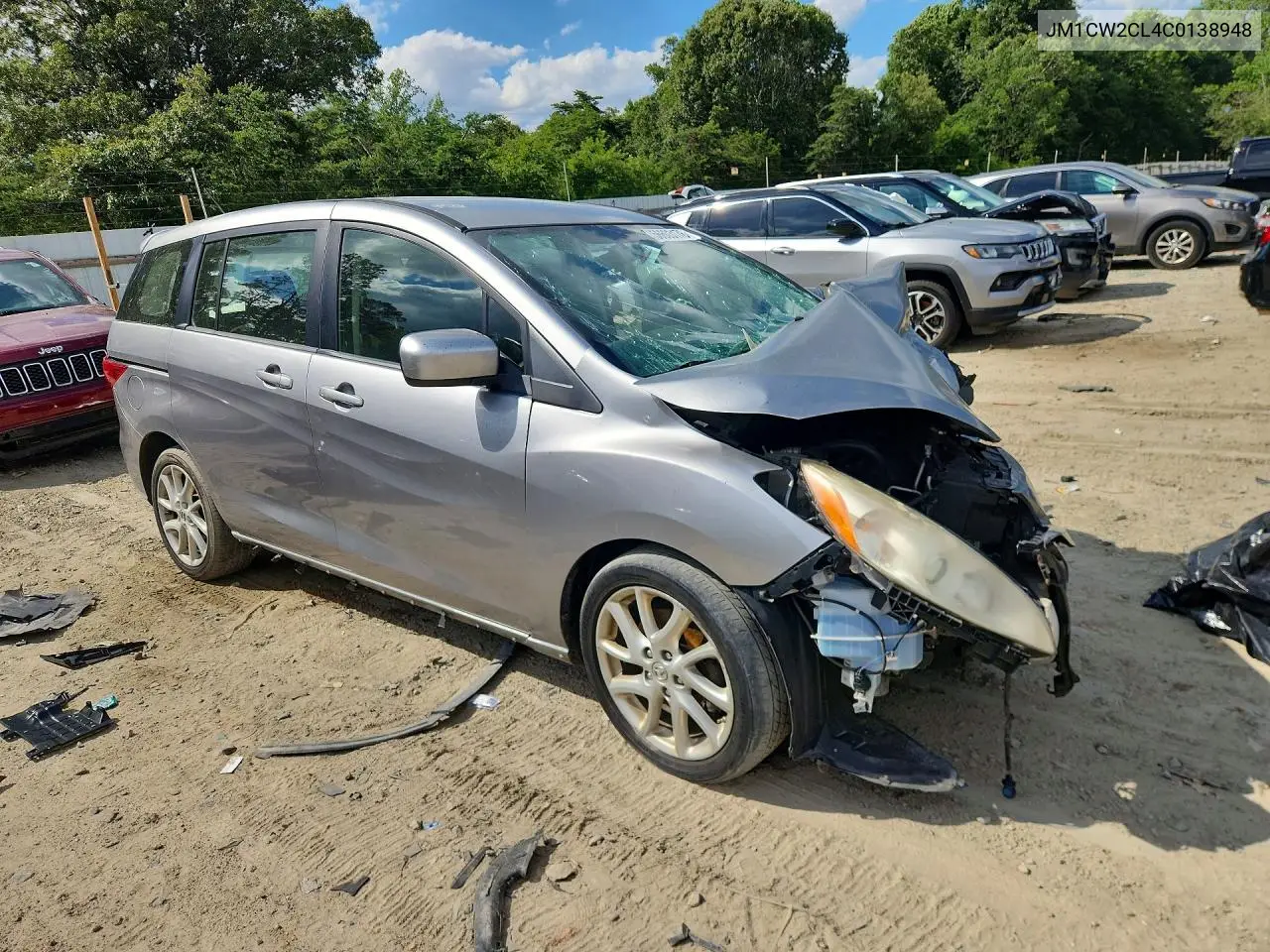 2012 Mazda 5 VIN: JM1CW2CL4C0138948 Lot: 56603176