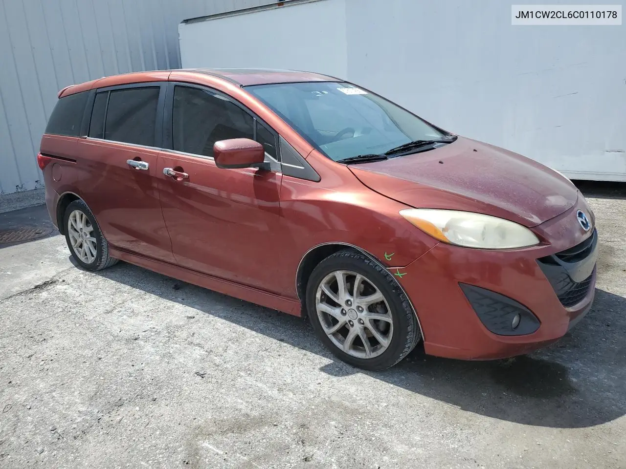 2012 Mazda 5 VIN: JM1CW2CL6C0110178 Lot: 57817456