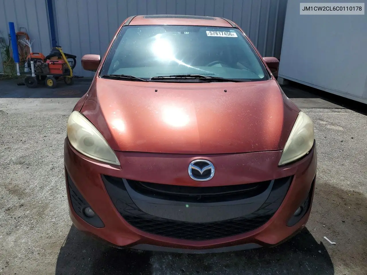 2012 Mazda 5 VIN: JM1CW2CL6C0110178 Lot: 57817456