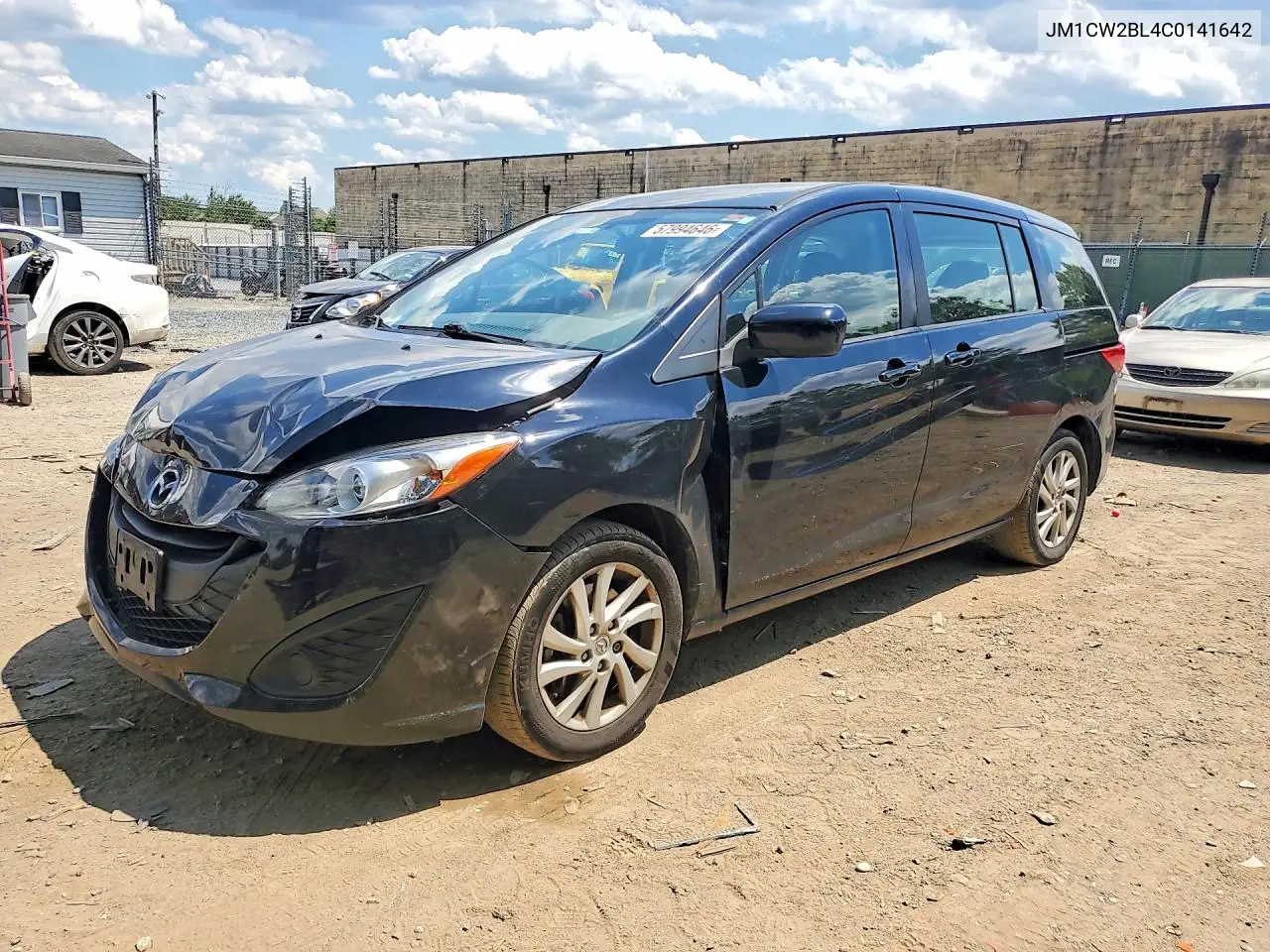 2012 Mazda 5 VIN: JM1CW2BL4C0141642 Lot: 57994646