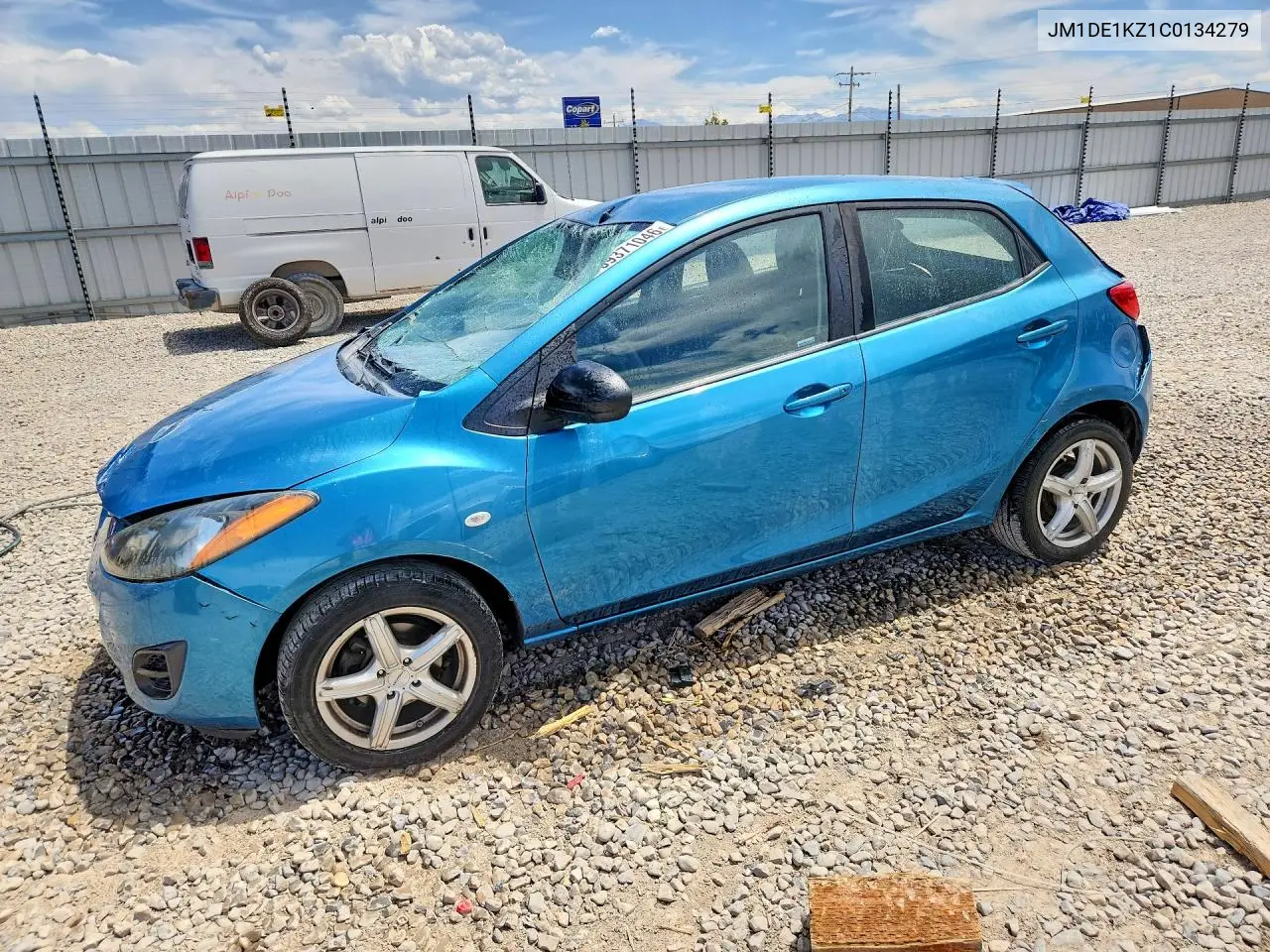 2012 Mazda Mazda2 VIN: JM1DE1KZ1C0134279 Lot: 59371046