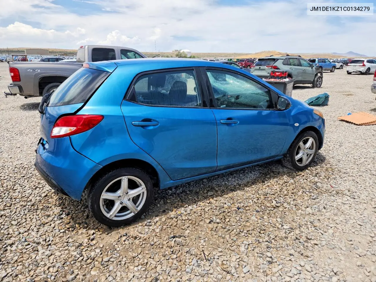 2012 Mazda Mazda2 VIN: JM1DE1KZ1C0134279 Lot: 59371046