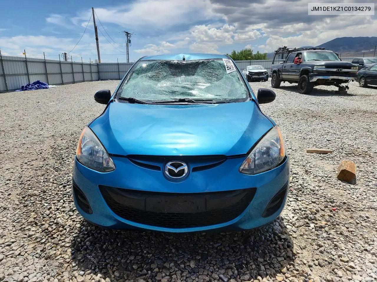 2012 Mazda Mazda2 VIN: JM1DE1KZ1C0134279 Lot: 59371046