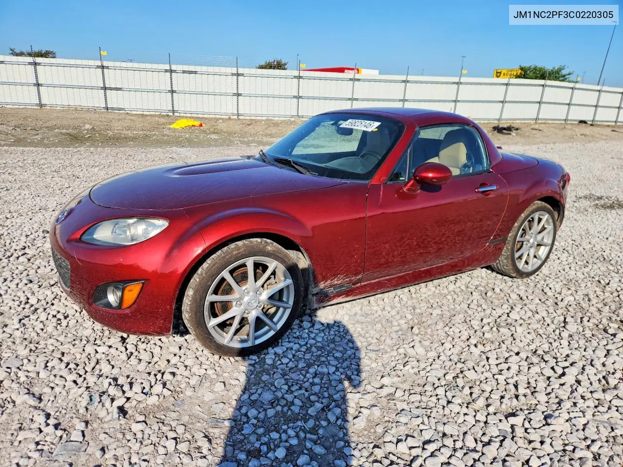 2012 Mazda Mx-5 Miata VIN: JM1NC2PF3C0220305 Lot: 59825146