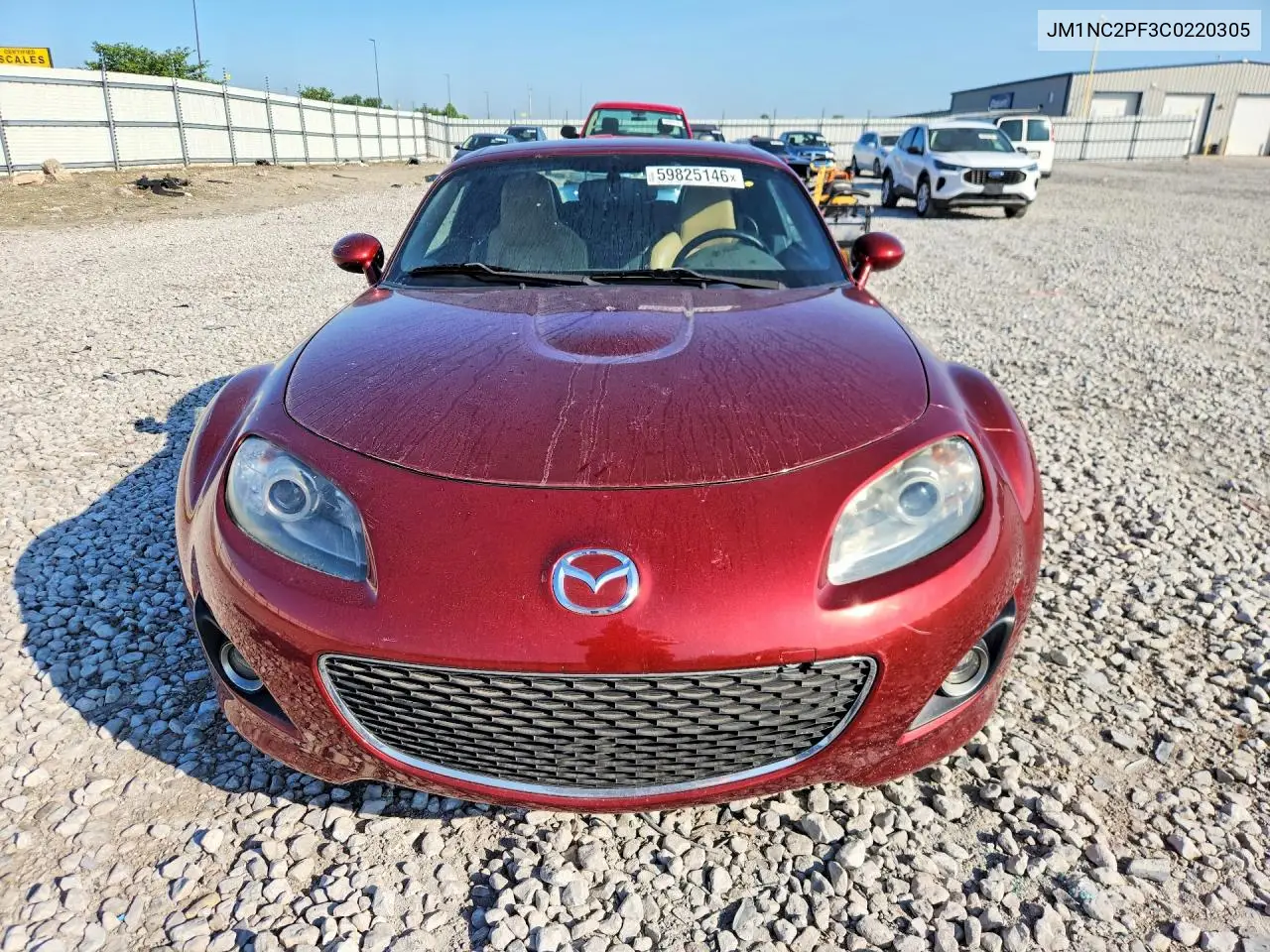 2012 Mazda Mx-5 Miata VIN: JM1NC2PF3C0220305 Lot: 59825146