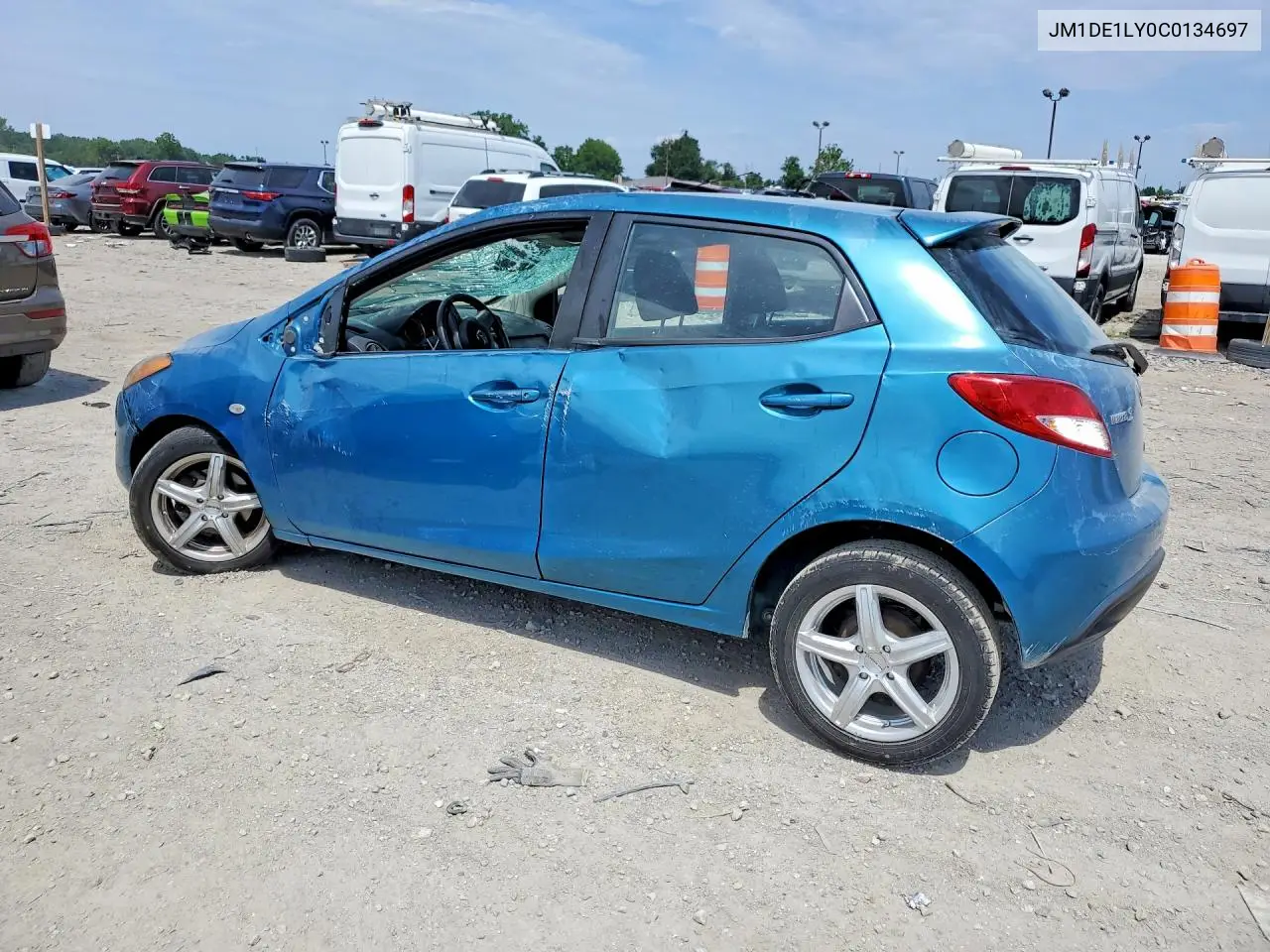 2012 Mazda Mazda2 VIN: JM1DE1LY0C0134697 Lot: 59875426