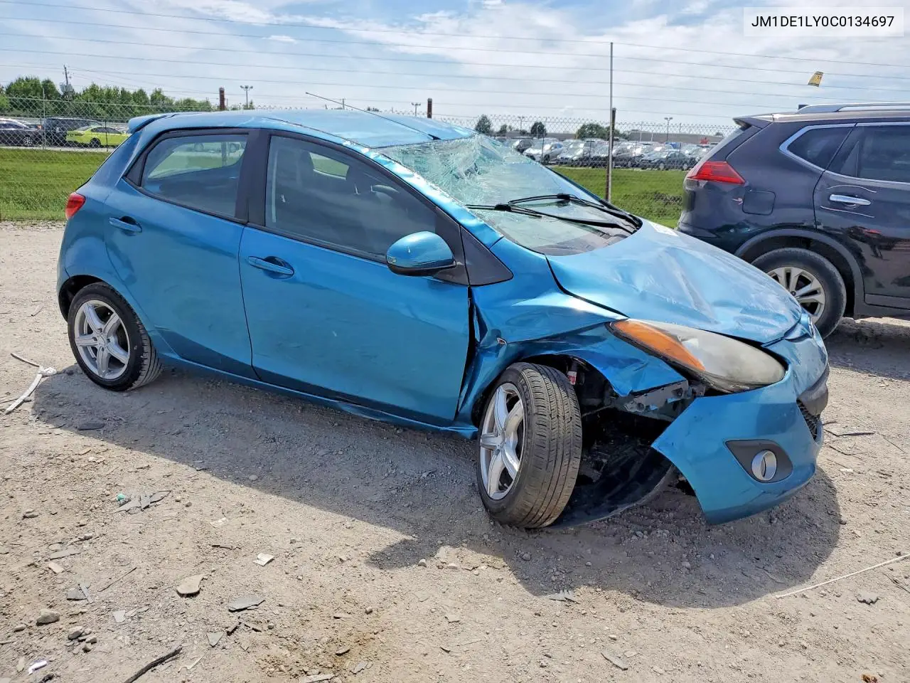2012 Mazda Mazda2 VIN: JM1DE1LY0C0134697 Lot: 59875426