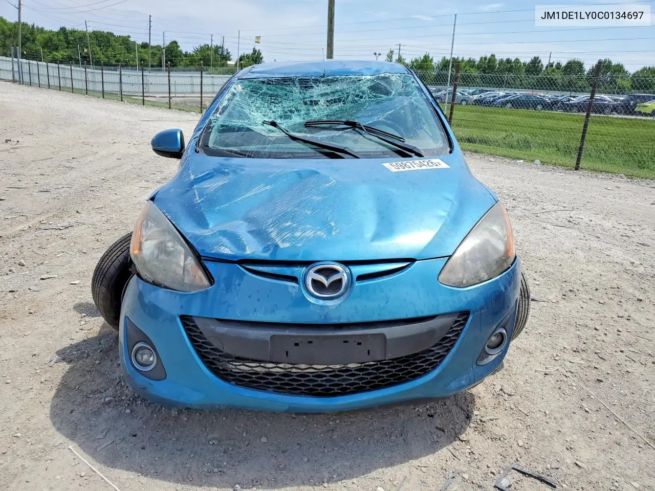 2012 Mazda Mazda2 VIN: JM1DE1LY0C0134697 Lot: 59875426