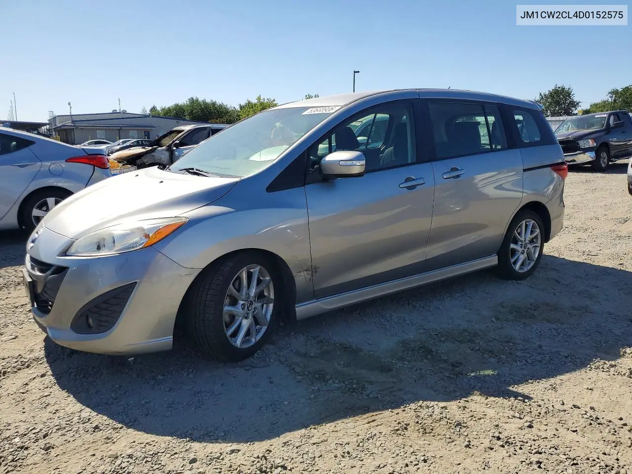 2013 Mazda 5 VIN: JM1CW2CL4D0152575 Lot: 53668936