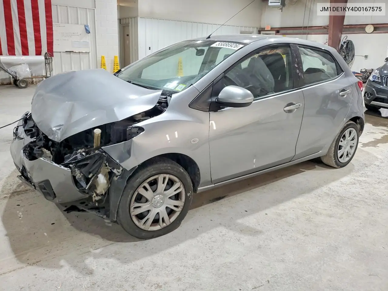 2013 Mazda Mazda2 VIN: JM1DE1KY4D0167575 Lot: 55886926