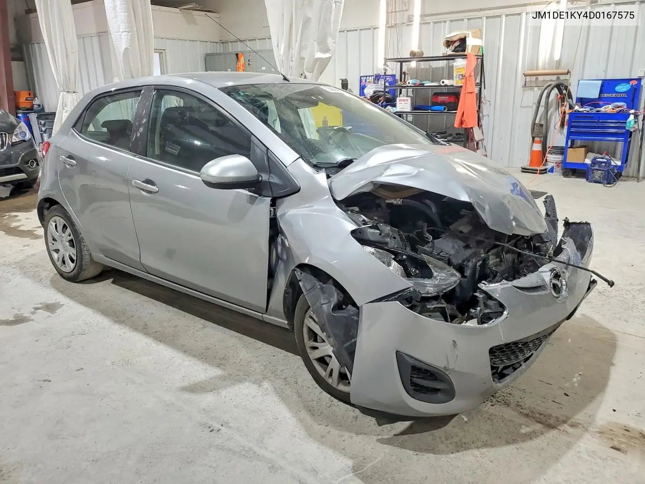 2013 Mazda Mazda2 VIN: JM1DE1KY4D0167575 Lot: 55886926