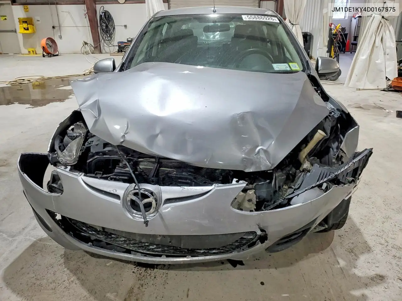 2013 Mazda Mazda2 VIN: JM1DE1KY4D0167575 Lot: 55886926