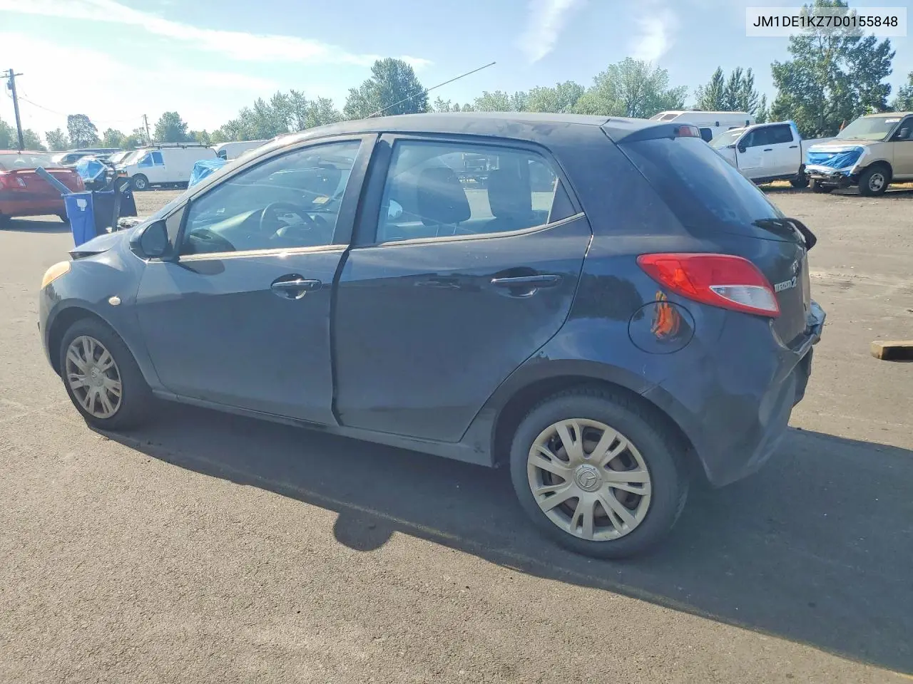 2013 Mazda Mazda2 VIN: JM1DE1KZ7D0155848 Lot: 58719556