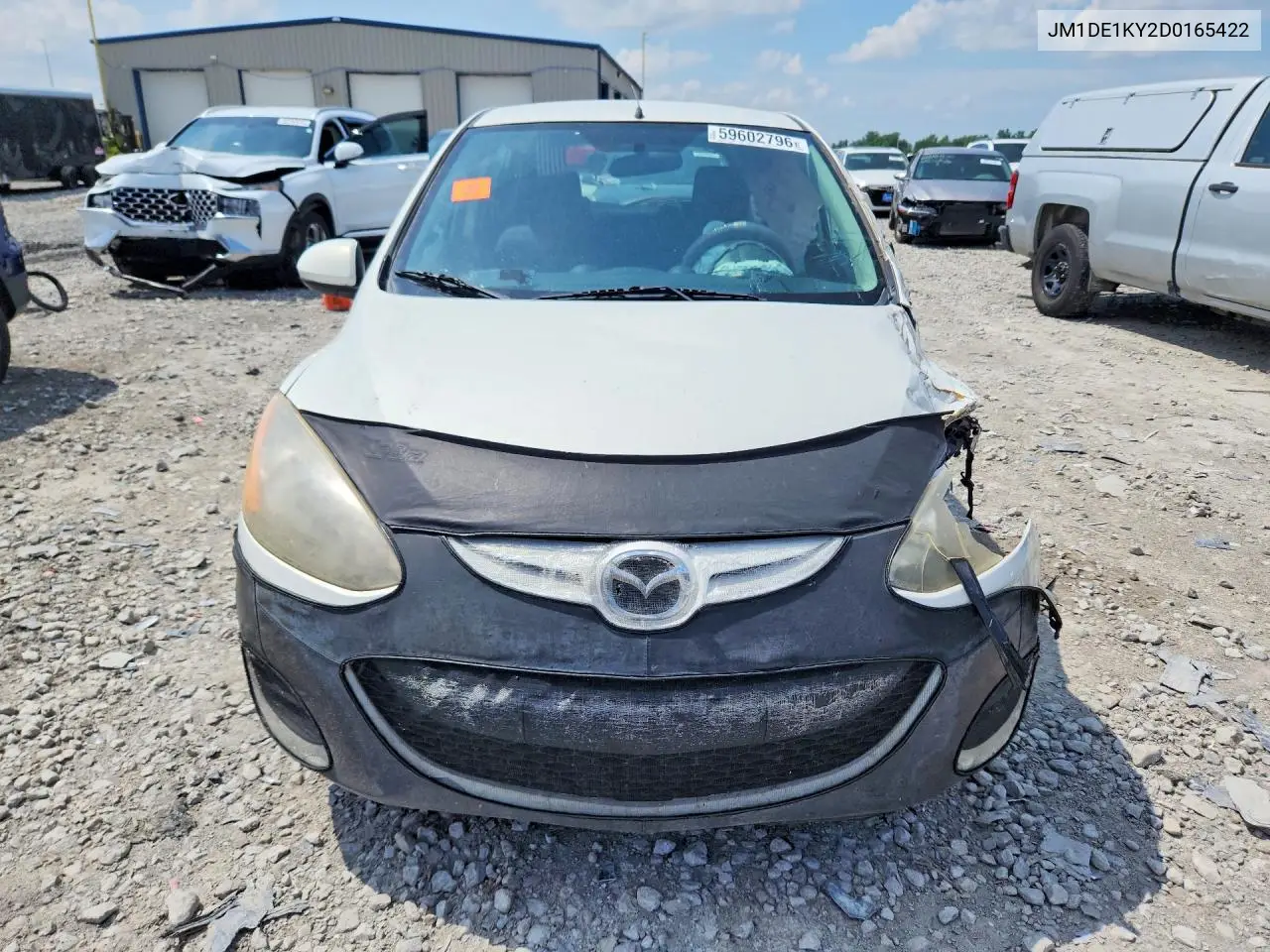 2013 Mazda Mazda2 VIN: JM1DE1KY2D0165422 Lot: 59602796