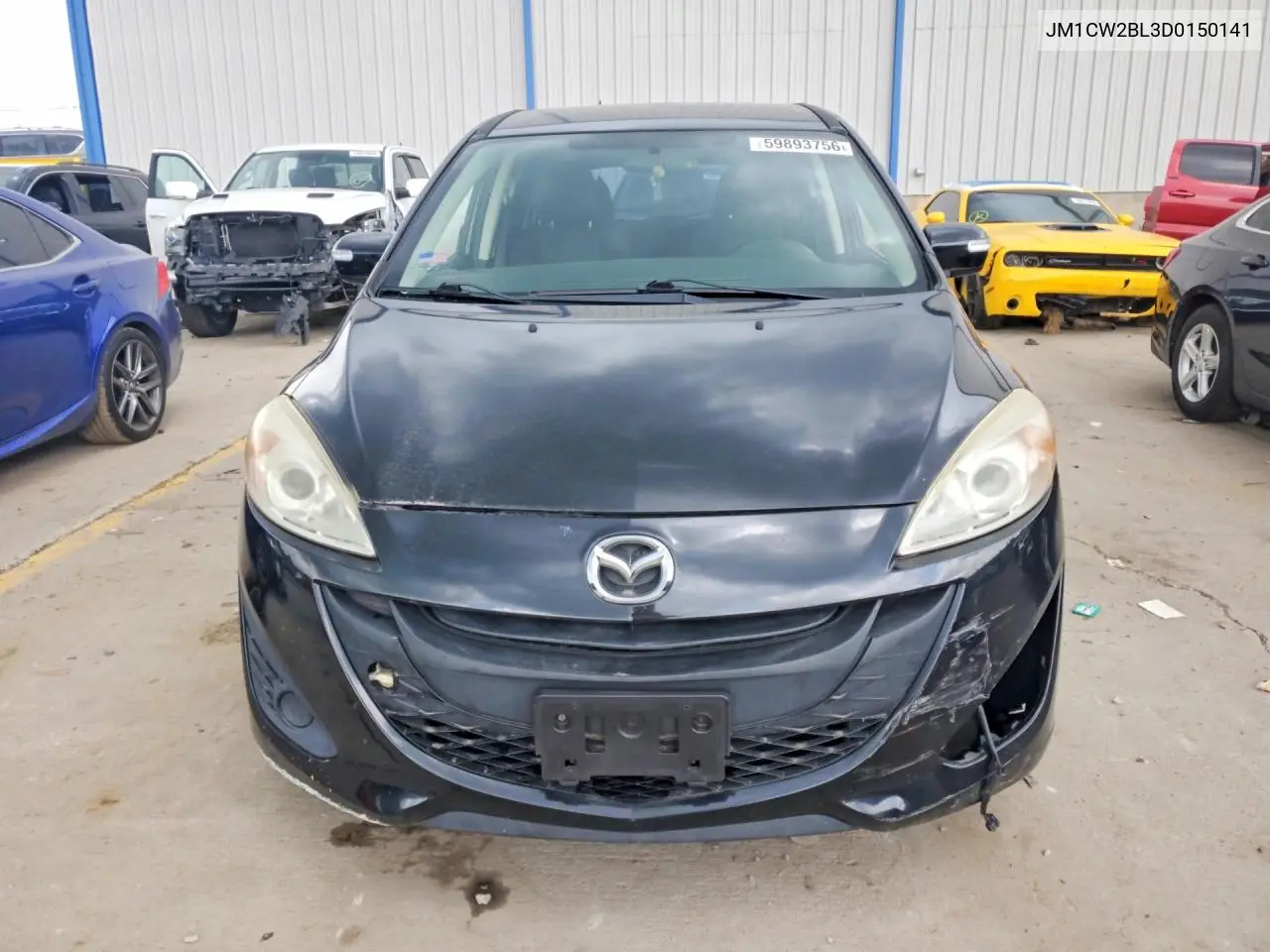 2013 Mazda 5 VIN: JM1CW2BL3D0150141 Lot: 59893756