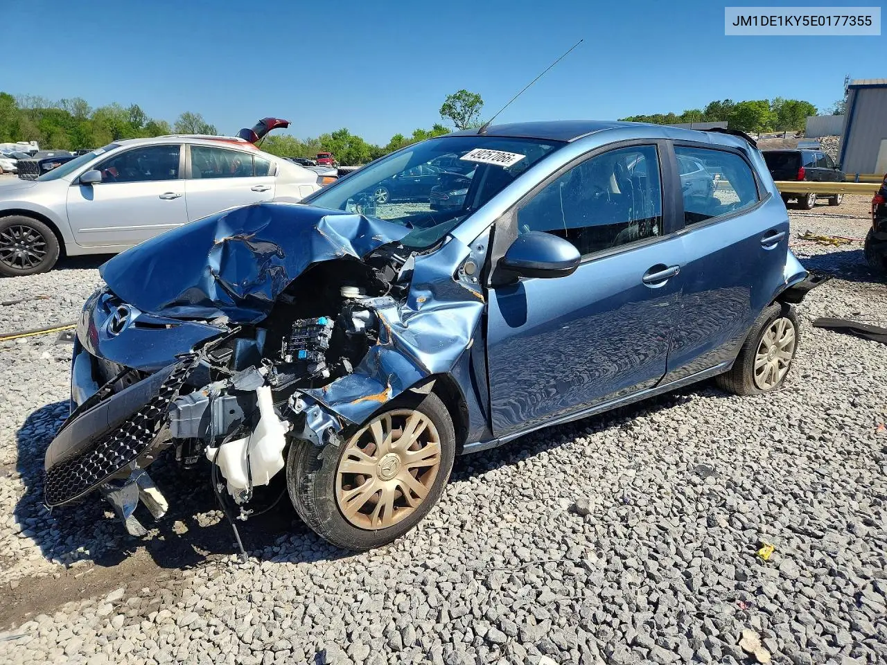 2014 Mazda Mazda2 Sport VIN: JM1DE1KY5E0177355 Lot: 49257066