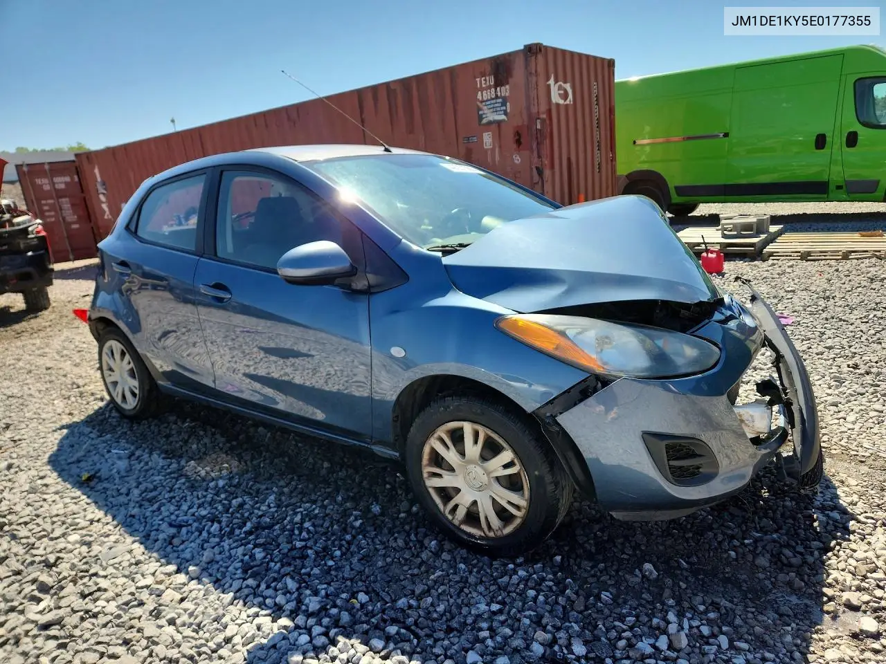 2014 Mazda Mazda2 Sport VIN: JM1DE1KY5E0177355 Lot: 49257066