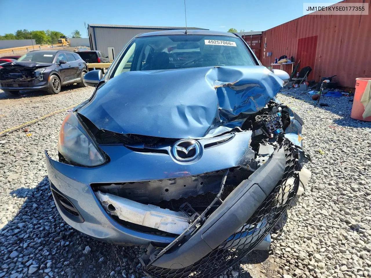 2014 Mazda Mazda2 Sport VIN: JM1DE1KY5E0177355 Lot: 49257066