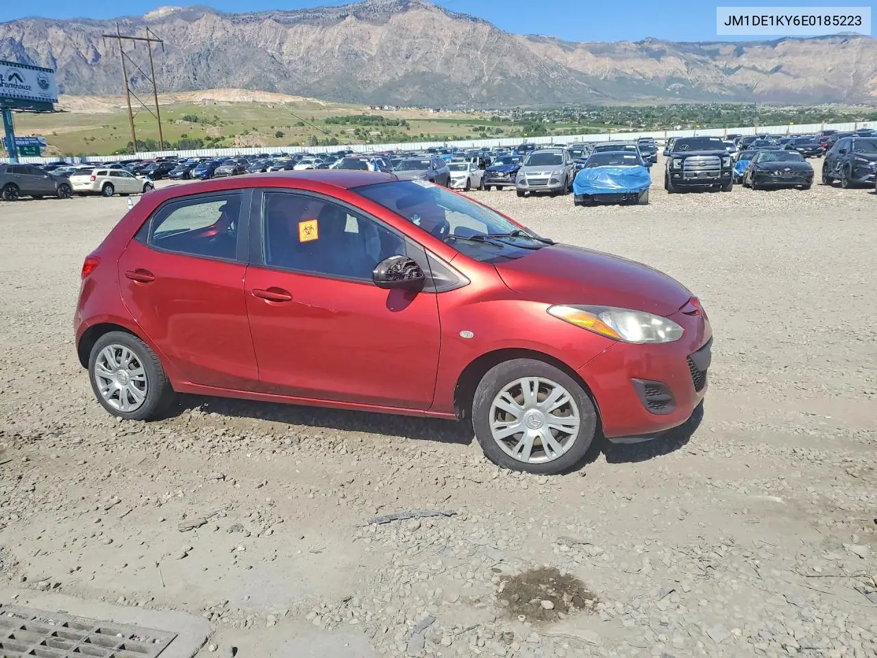 2014 Mazda Mazda2 Sport VIN: JM1DE1KY6E0185223 Lot: 53316716