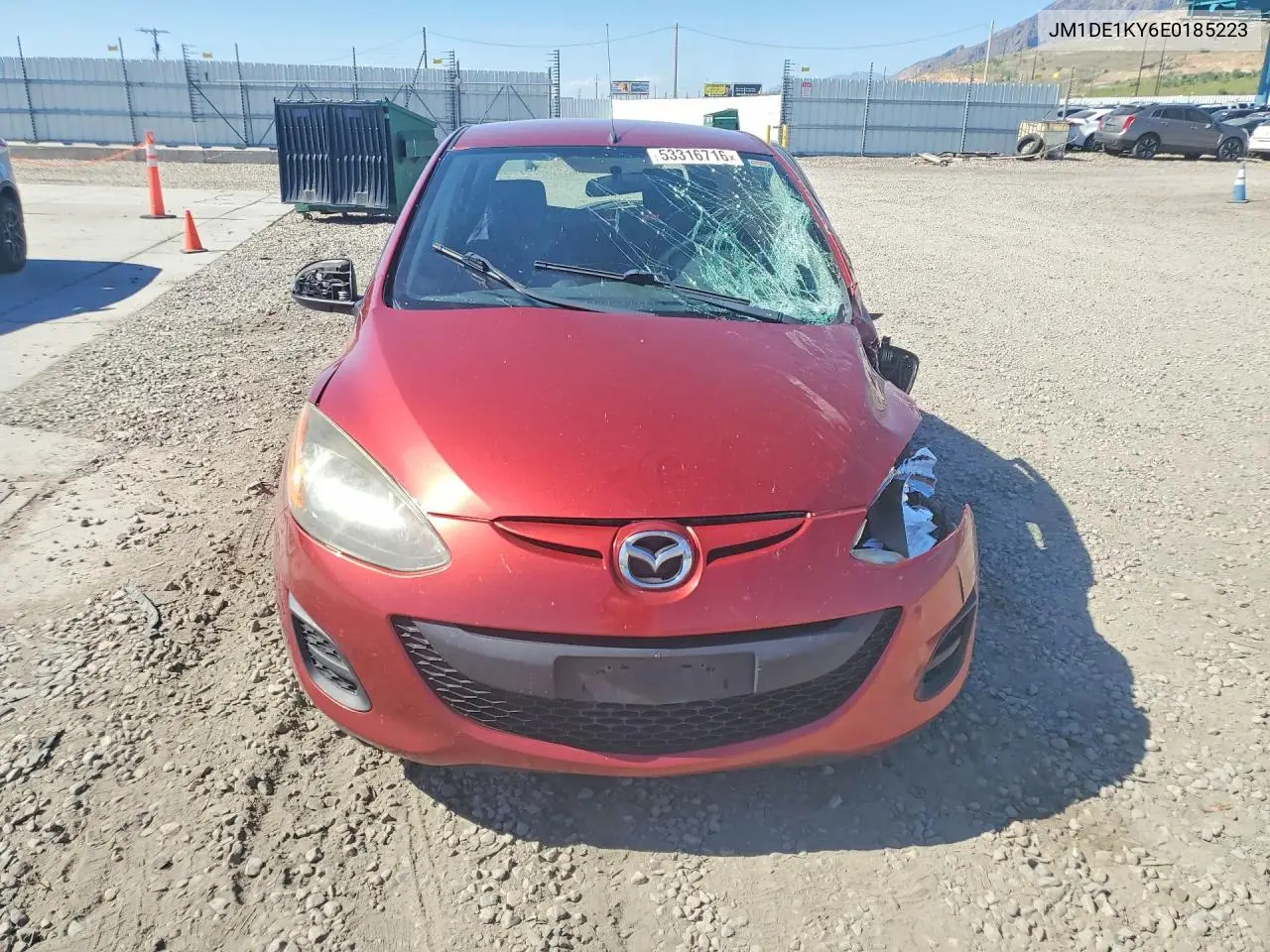 2014 Mazda Mazda2 Sport VIN: JM1DE1KY6E0185223 Lot: 53316716