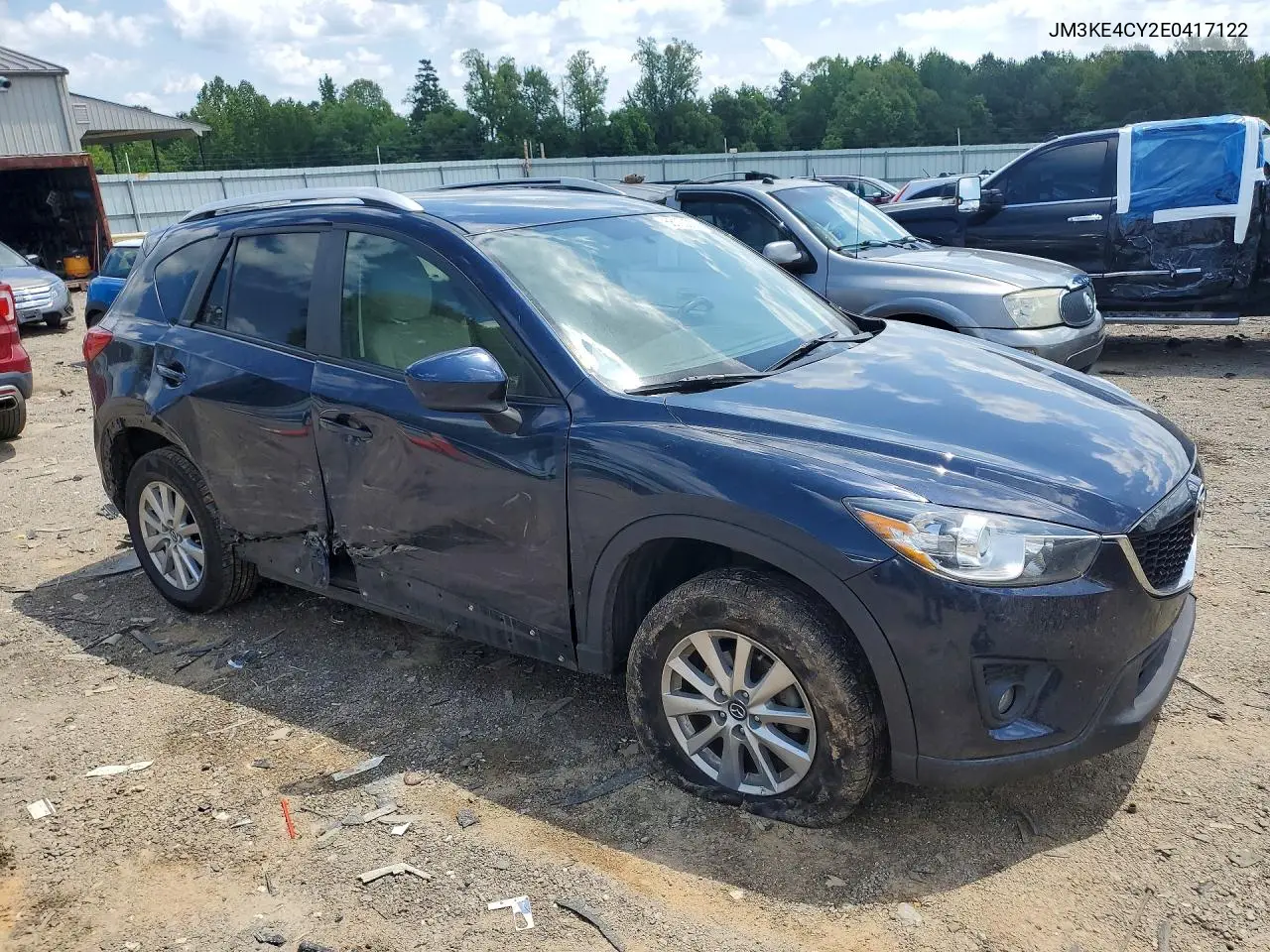 2014 Mazda Cx-5 Touring VIN: JM3KE4CY2E0417122 Lot: 56123336