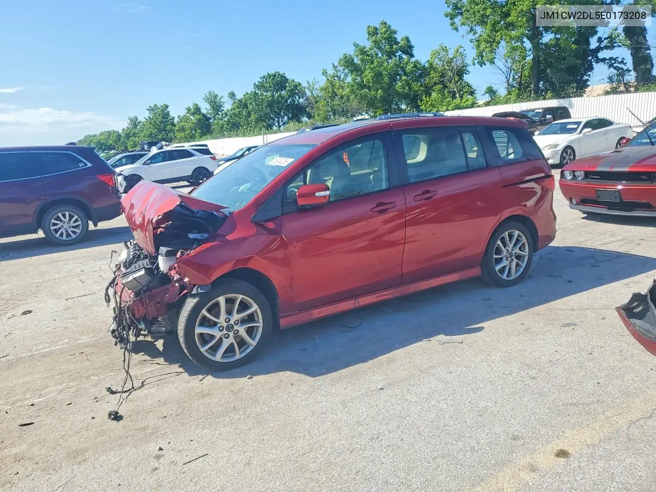 2014 Mazda 5 Grand Touring VIN: JM1CW2DL5E0173208 Lot: 56249256