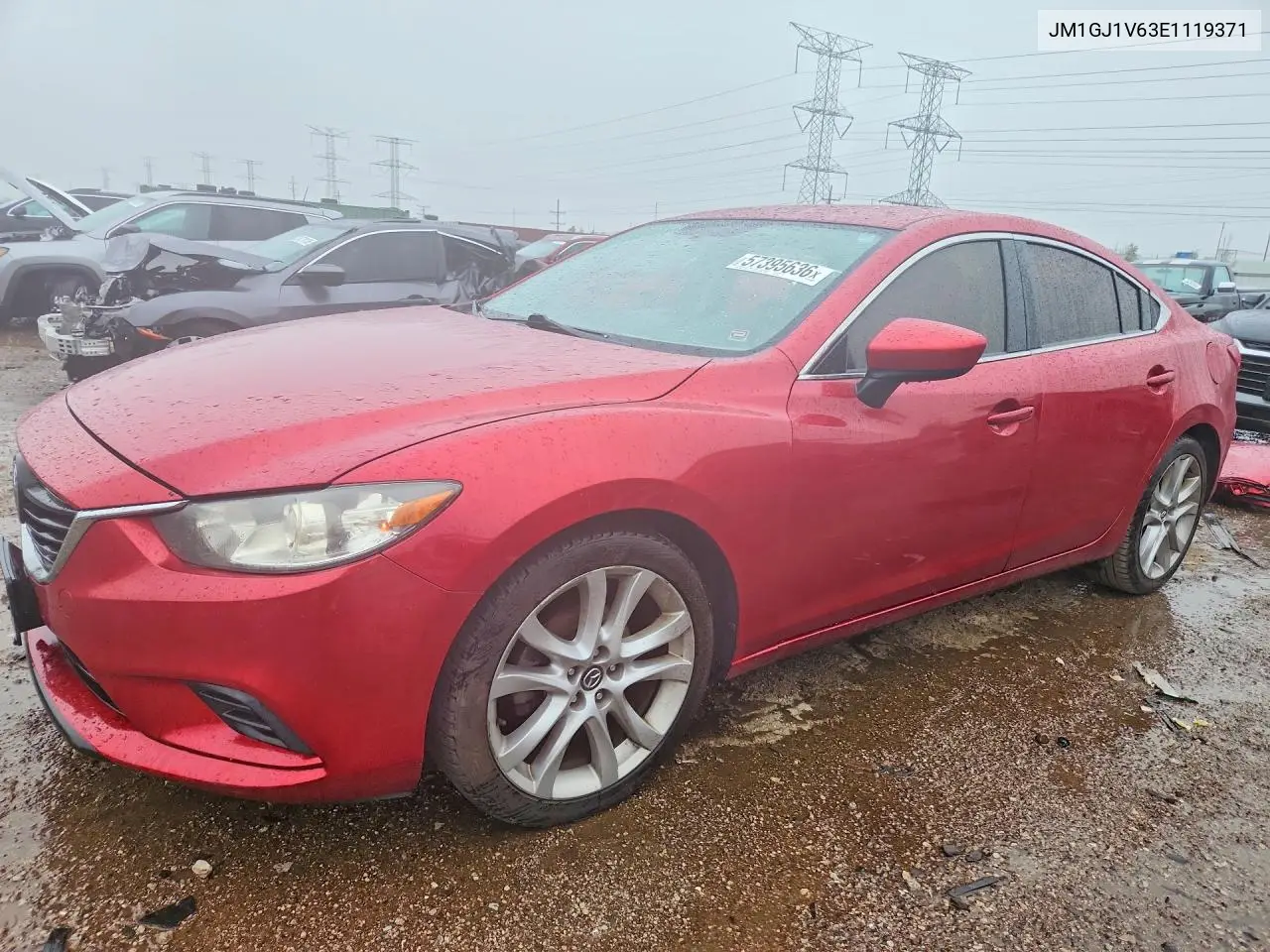 2014 Mazda 6 Touring VIN: JM1GJ1V63E1119371 Lot: 57395636