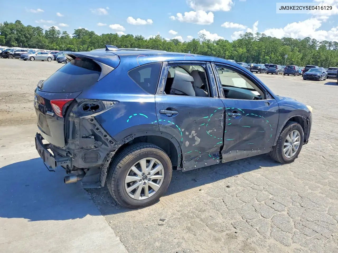 2014 Mazda Cx-5 Touring VIN: JM3KE2CY5E0416129 Lot: 58083466