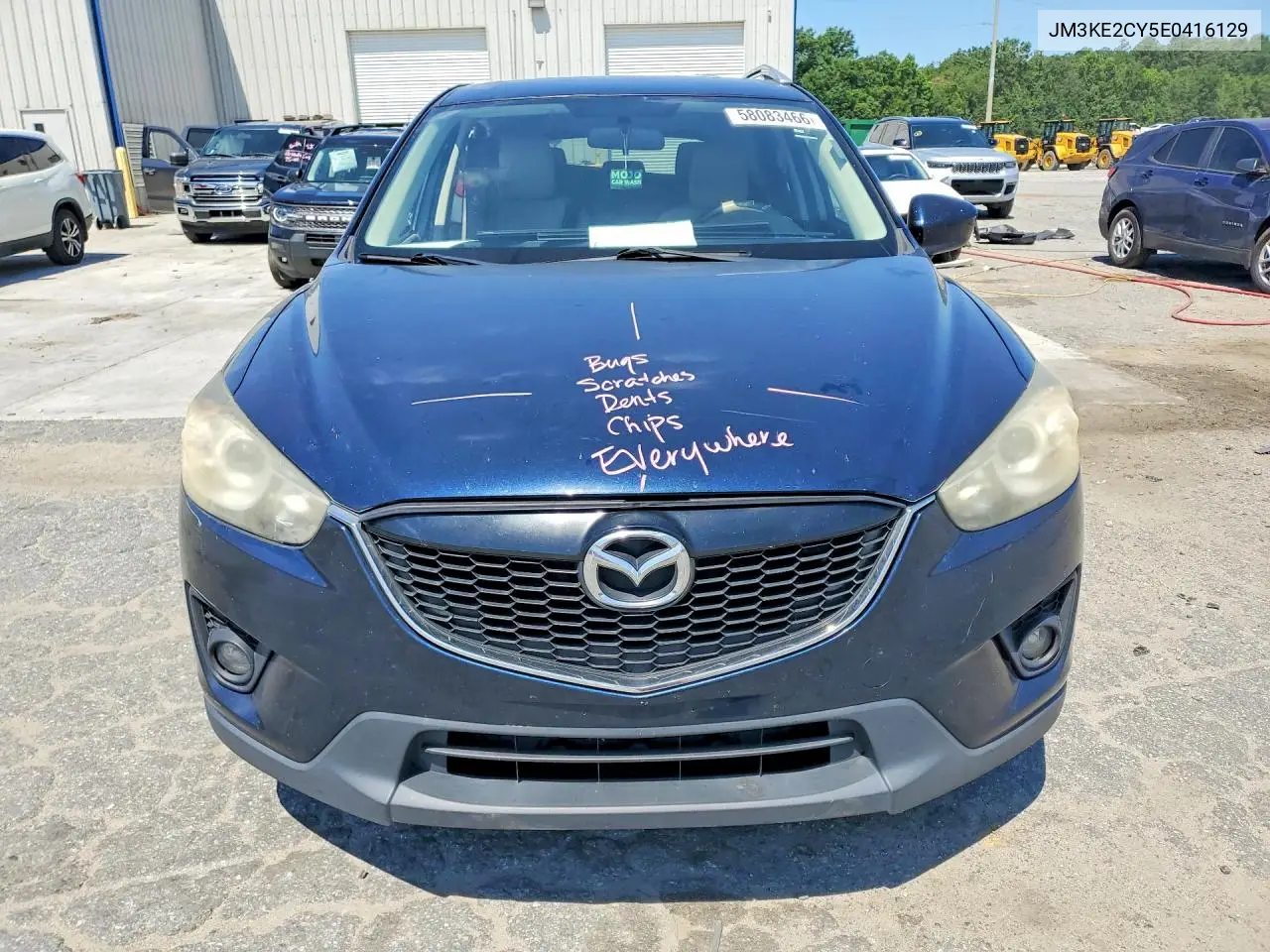 2014 Mazda Cx-5 Touring VIN: JM3KE2CY5E0416129 Lot: 58083466