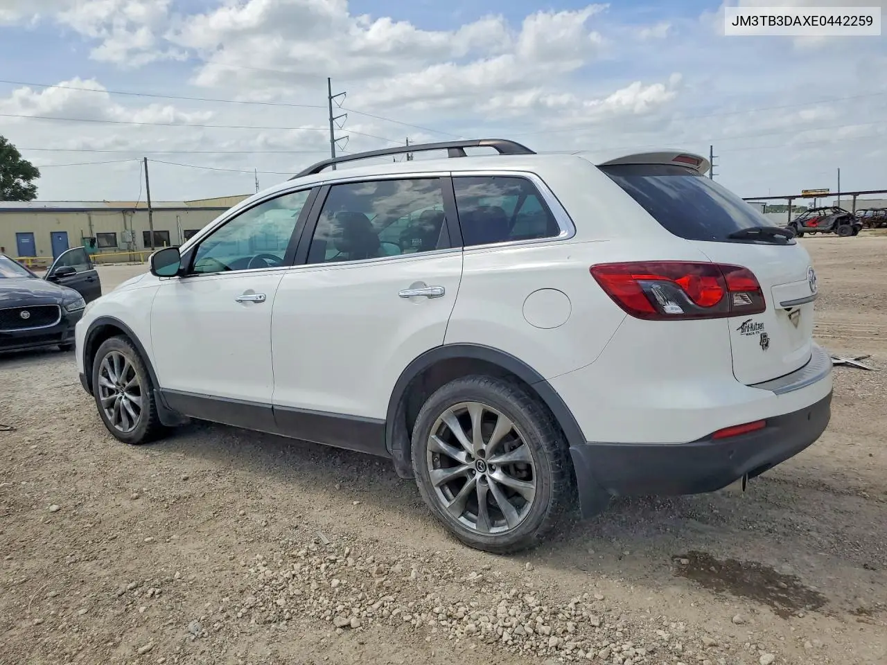 2014 Mazda Cx-9 Grand Touring VIN: JM3TB3DAXE0442259 Lot: 58364136