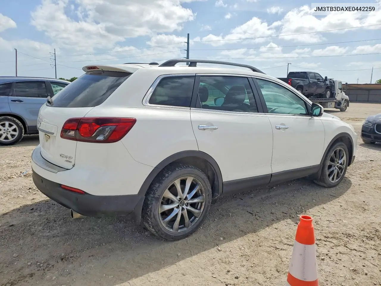 2014 Mazda Cx-9 Grand Touring VIN: JM3TB3DAXE0442259 Lot: 58364136